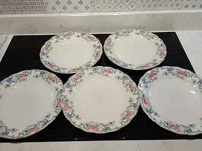 Buy Royal Doulton The Majestic Collection Booths Floradora SET OF FIVE 10.5  Plates  • 13.99£