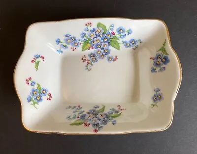 Buy Tuscan Fine English Bone China Forget-Me-Not Trinket Dish Made In England 5 3/4  • 14.25£