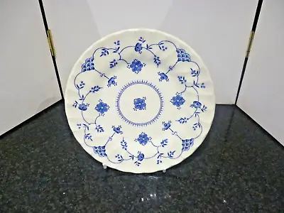 Buy Vintage Denmark Blue Wavy Edge  Side Plate 7  • 10£