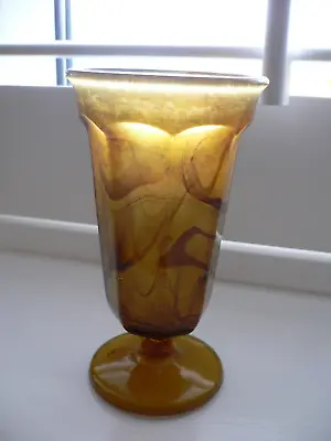 Buy Davidson Amber Cloud Glass Vase • 4.50£