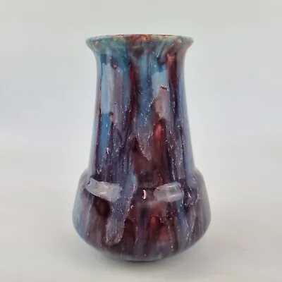 Buy Vintage Minton Hollins & Co. Astra Ware Vase Purple Glazes 13.5cm High • 29£