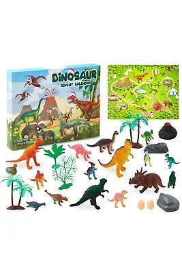Buy KreativeKraft Kids Dinosaur Advent Calendar With Accessories 2023 • 8.49£