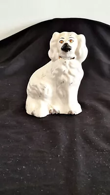 Buy Vintage Beswick England White Ceramic Dog Figurine • 16.75£