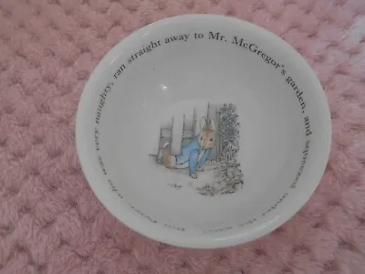 Buy Wedgwood - Beatrix Potter - Peter Rabbit - Pottery Baby Feeding Bowl • 1.99£