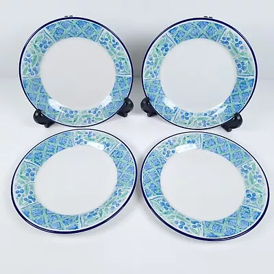 Buy Staffordshire Tableware Blueberry Trellis Side Salad Plates 20cm England X 4 • 19.99£
