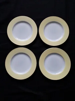 Buy 4 Vintage Pyrex Glass Dinner Plates Yellow Pyrex Plates 25cm • 25£