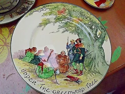 Buy Royal Doulton Series Ware 26cm Plate Robin Hood Under The Greenwood Tree  • 19.95£