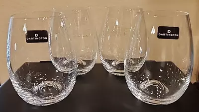 Buy Set Of 4 -dartington Solo Stemless Wine Glasses~england~4.5  • 32.60£