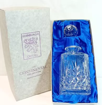 Buy EDINBURGH CRYSTAL The Continental Collection Lead Crystal Decanter - Boxed • 9.99£