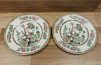 Buy 2 X Vintage John Maddock & Sons Ltd. Indian Tree 22.5cm Salad Plates • 10.99£