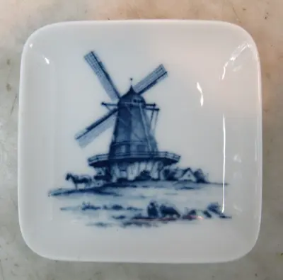 Buy Vintage ROYAL COPENHAGEN Square Dish Denmark Trinket Pin Dish • 4.80£