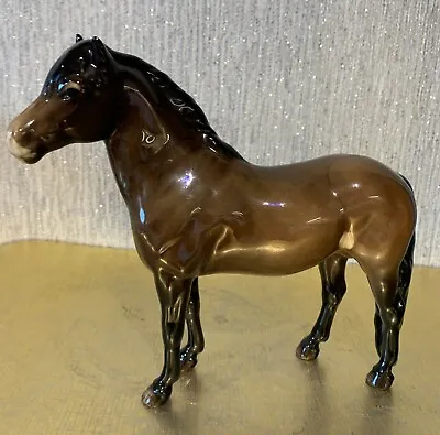 Buy Beswick Horse Exmoor Pony Heatherman Brown Gloss Model 1645  Vgc • 49.99£
