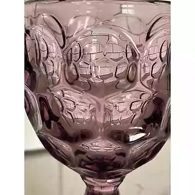Buy Imperial Glass Ohio Provincial Amethyst Water Goblet 8 Oz • 13.48£