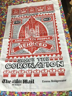 Buy Emma Bridgewater Mail Queen’s Since The Coronation  Towel Best New Last One • 19.99£