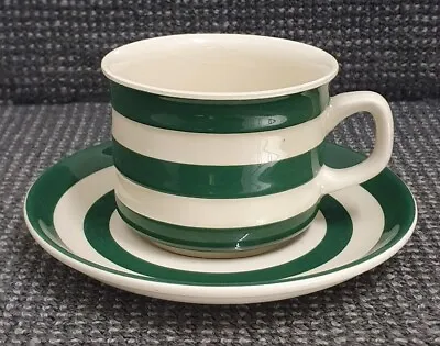 Buy 🔶️cornishware Green Teacup & Saucer Tg Green Judith Onions Cornish Ware  • 43.86£