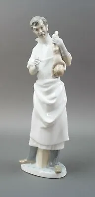 Buy Lladro  Obstetrician  Doctor With Baby Figurine #4763 Retired 14 1/4  Tall • 90.14£