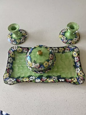 Buy Maling Pottery Vintage. Dressing Table Set.  • 29.99£