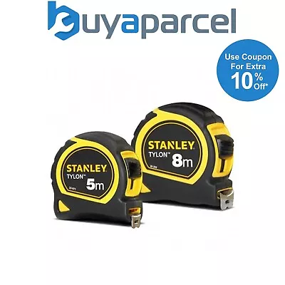 Buy Stanley Tylon Tape Measures 8m 26ft 5m 16ft Metric Imperial STA130656 STA130696 • 10.92£