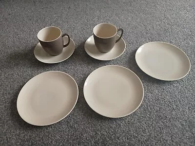 Buy 2 X Branksome China Cup Saucer & Side Plate Trios + 1 Spare Side Plate • 6.50£