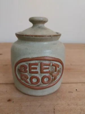 Buy Vintage 1970s Tremar Cornish Studio Pottery Beetroot Pot • 10.99£