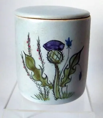 Buy Buchan Pottery Thistle Pattern Tall Lidded Pot 287/7 4 In Oven Proof Stoneware • 5.95£