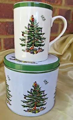 Buy Spode Christmas Tree Bone China Mug In Presentation Tin Unused Pristine • 22£