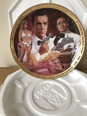 Buy 007 James Bond Franklin Mint Porcelain Collectors Plate (dr  No ) • 26£