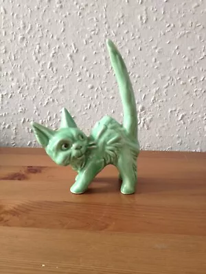 Buy Vintage Sylvac Green Scaredy Cat Number 1046 Figurine Very Good Condition • 25£