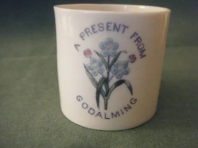 Buy Forget-me-not Mug By WH Goss,  Present From Godalming  50mm High, Vgc • 4.99£
