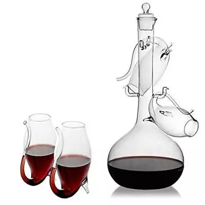 Buy Crystal Port, Sherry And Dessert Wine Glasses Sippers & Decanter, Cordial Sch... • 53.30£