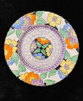 Buy 1 X Maling Wall Plate/Charger - Gloria Pattern Art Deco 1937 Susie Cooper Style • 32.50£