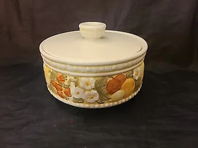 Buy Vintage Round Serving Bowl W/ Lid Vernon Ware By Metlox Della Robbia 7  Diameter • 18.97£