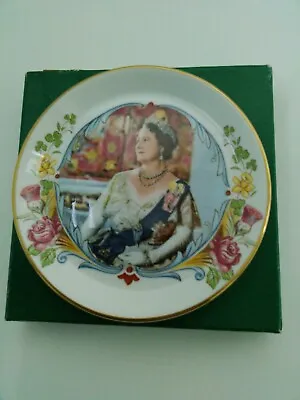 Buy Crown Staffordshire Queen Mother 80th Birthday Bone China  Dish In Original Box • 2.50£