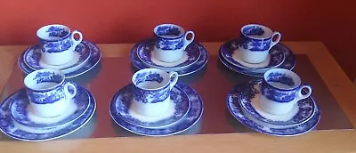 Buy         Antique .          Flow  Blue Shanghai ,  W.H.Grindley. Coffee Set.  • 49£