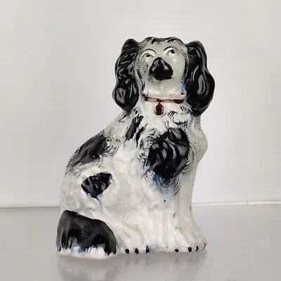 Buy Antique Victorian Staffordshire Pottery China English Spaniel Dog Figure C1860 • 38.95£
