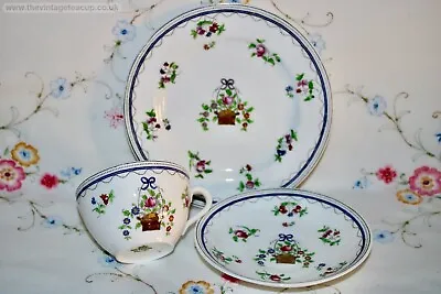 Buy Gorgeous Antique C1910 Aynsley Bone China Blue And White Tea Set Trio Cup Plate • 30£