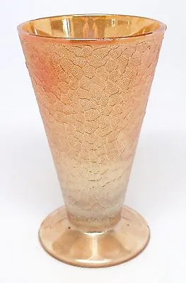 Buy Jeannette Crackle Marigold Carnival Glass Iced Tea Glass C - As Is • 2.21£