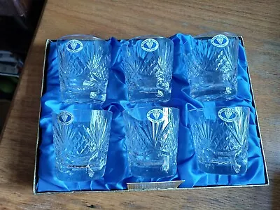 Buy Set Of 6 Lead Crystal Whisky Tumblers By Tutbury Crystal In Presentation Box • 30£