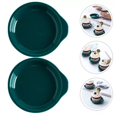 Buy  2 Pcs Condiment Dishes Tableware For Party Dessert Plate Cake • 24.19£
