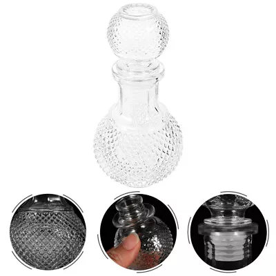 Buy Crystal Glass Liquor Decanter With Stopper For Home Bar Party Decor • 12.68£