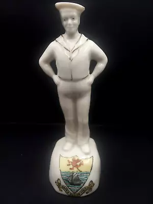 Buy Crested China WW1 - RHYL Crest - Sailor, Hands On Hips - Victoria China. • 20£