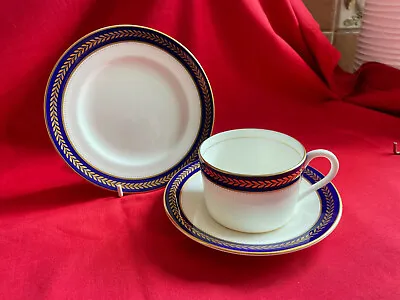 Buy Coalport - Blue Wheat - Tea Trio (Cup, Saucer & Plate) • 16.50£