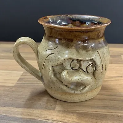 Buy Pottery Ugly Mug Hand Made Studio Pottery Face Cup • 4.50£
