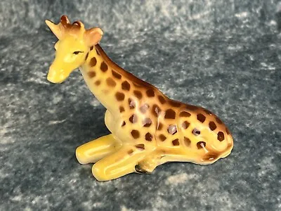 Buy Vintage Porcelain Bone China Giraffe Lying Down / Seated Figurine • 12£