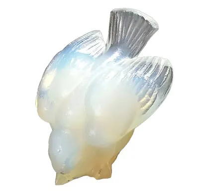 Buy Sabino Sparrow Bird Opalescent Art Glass Paris France 2.5  Figure  • 47.41£