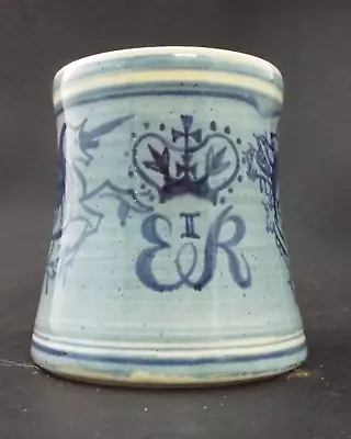 Buy Seviers Old Hampstead Pottery London - Lion Unicorn Elizabeth II Coronation Mug • 25.99£