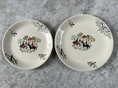 Buy Vintage Alfred Meakin ‘Tally Ho‘ Dinner And Salad Plate • 15£