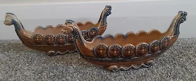 Buy Two Vintage Wade Viking Ships Excellent Condition • 12£