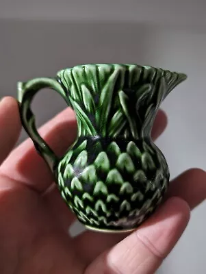 Buy Little Vintage Sylvac Pottery Jug 400 1960s Possibly Ornament Green Glaze • 9.99£
