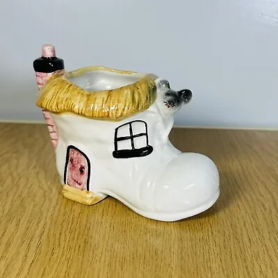 Buy Kitsch Pottery Boot Planter Mice Poss Derek Fowler Vintage • 10£